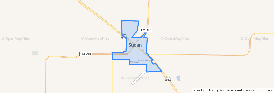 Mapa de ubicacion de Sudan.