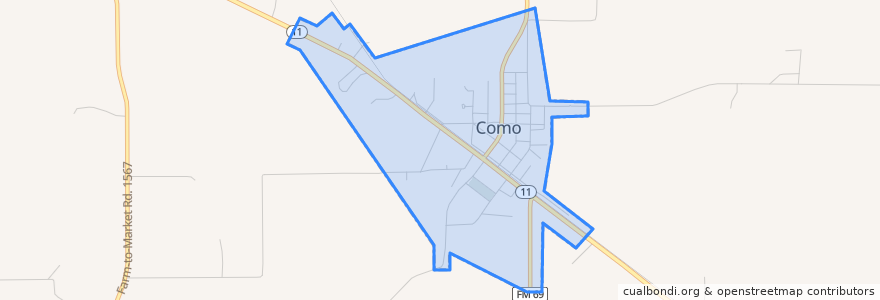 Mapa de ubicacion de Como.