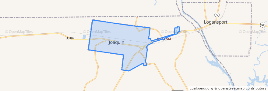 Mapa de ubicacion de Joaquin.