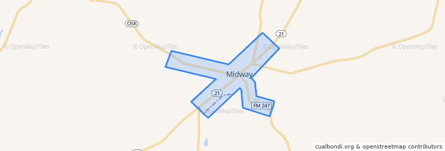 Mapa de ubicacion de Midway.