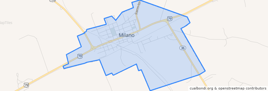 Mapa de ubicacion de Milano.