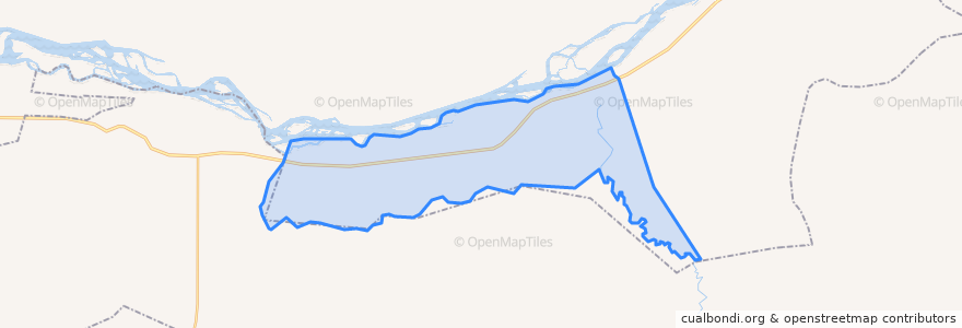 Mapa de ubicacion de сумон Усть-Элегест.