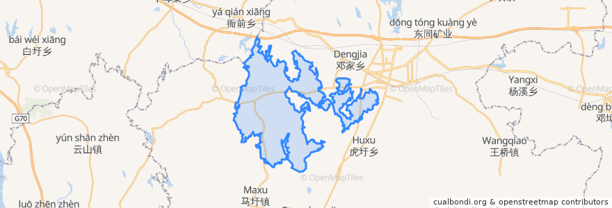 Mapa de ubicacion de 圩上桥镇.