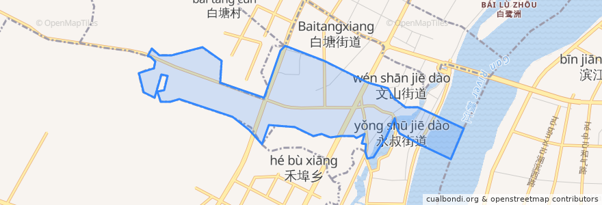 Mapa de ubicacion de 永叔街道.