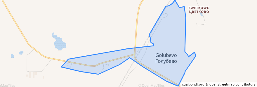 Mapa de ubicacion de Голубево.