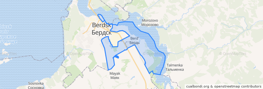 Mapa de ubicacion de Мичуринский сельсовет.