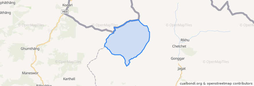 Mapa de ubicacion de Alampu.