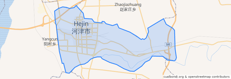 Mapa de ubicacion de 城区街道.