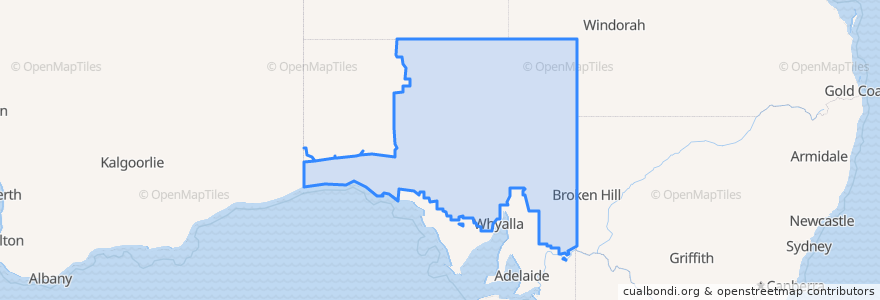 Mapa de ubicacion de Pastoral Unincorporated Area.