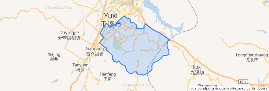 Mapa de ubicacion de 凤凰路街道.