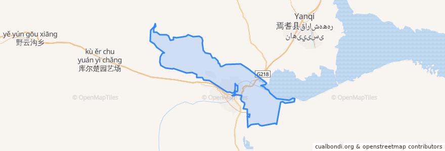 Mapa de ubicacion de 塔什店镇 تاشدەن بازىرى.