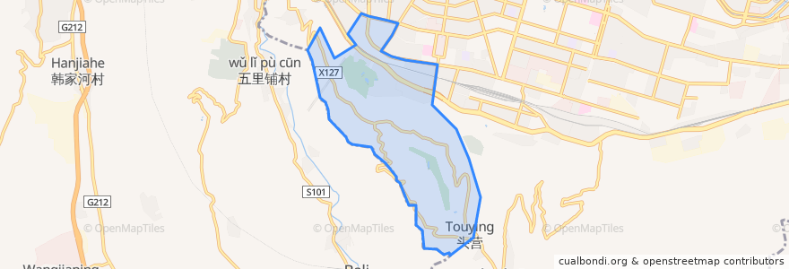 Mapa de ubicacion de 五泉街道.