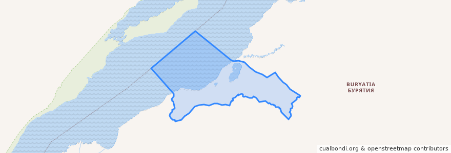 Mapa de ubicacion de Гремячинское сельское поселение.