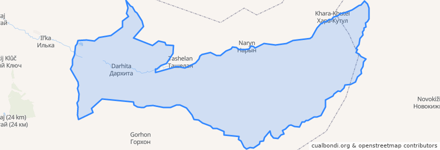 Mapa de ubicacion de Новоильинское сельское поселение.