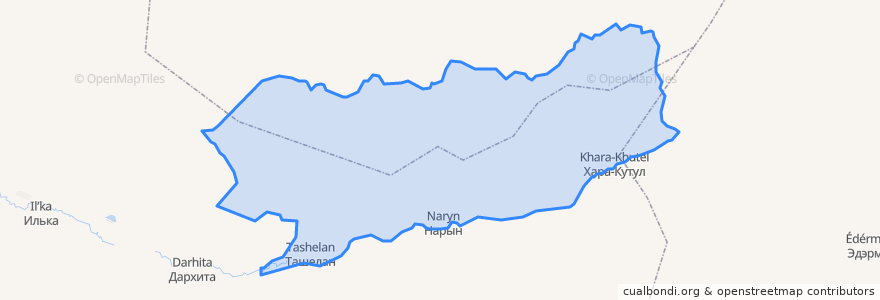 Mapa de ubicacion de Верхнеилькинское сельское поселение.