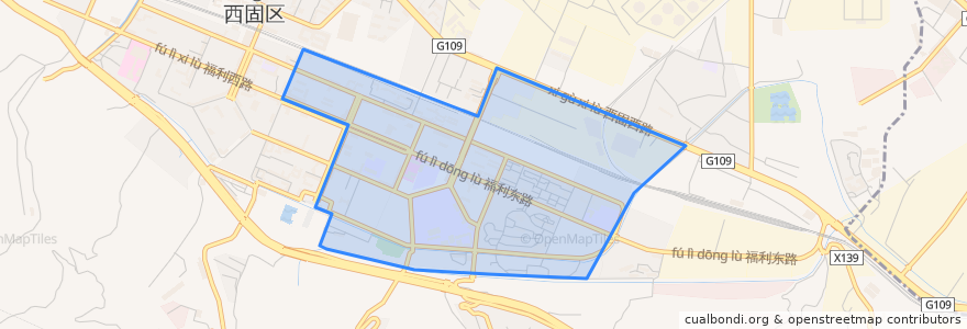 Mapa de ubicacion de 先锋路街道.