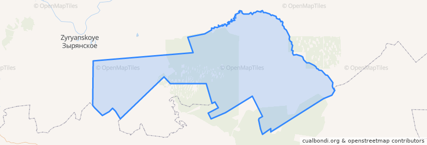 Mapa de ubicacion de Михайловское сельское поселение.