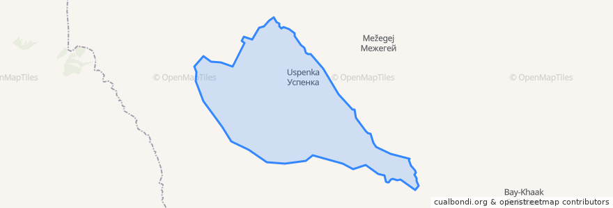 Mapa de ubicacion de сумон Успенка.