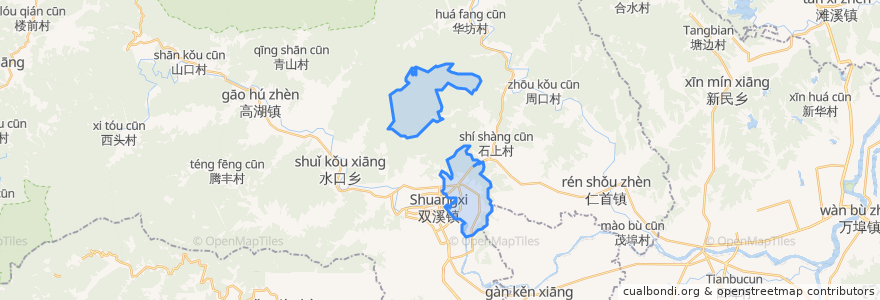 Mapa de ubicacion de 雷公尖乡.