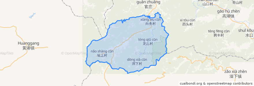 Mapa de ubicacion de 中源乡.