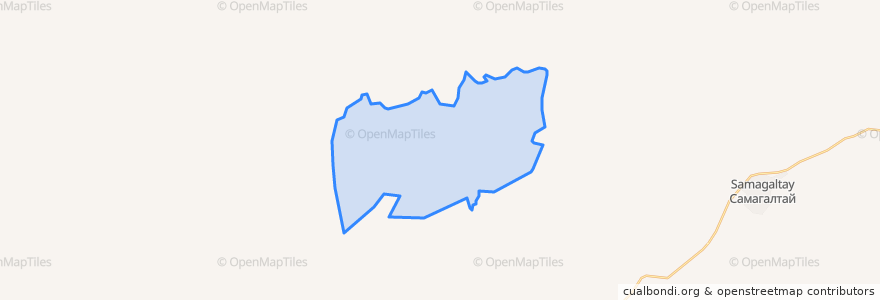 Mapa de ubicacion de сумон Берт-Даг.