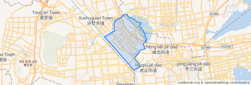 Mapa de ubicacion de 白洋湾街道.