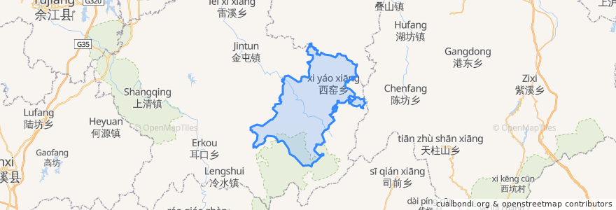 Mapa de ubicacion de 文坊镇.