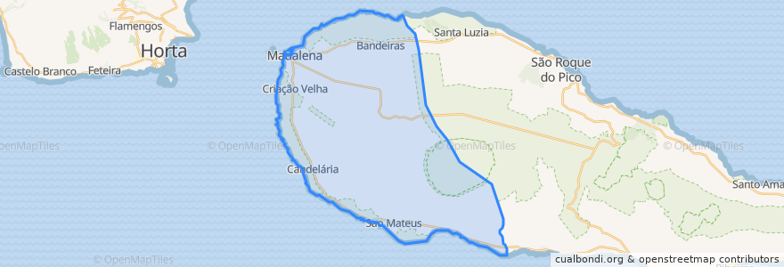 Mapa de ubicacion de Madalena.