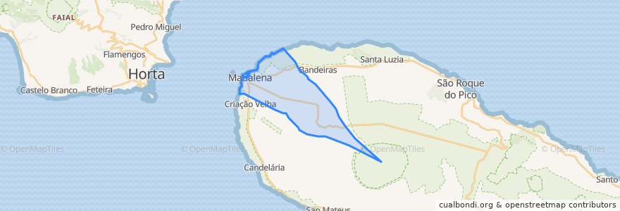 Mapa de ubicacion de Madalena.