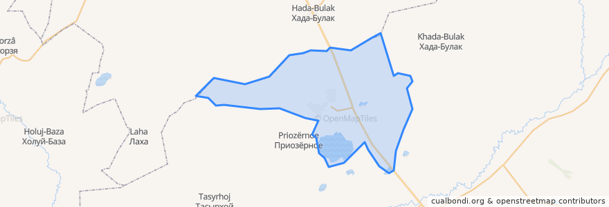 Mapa de ubicacion de Шерловогорское городское поселение.