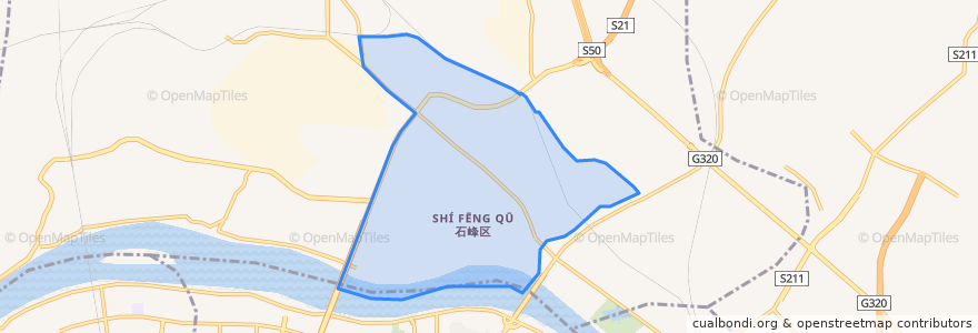 Mapa de ubicacion de 响石岭街道.