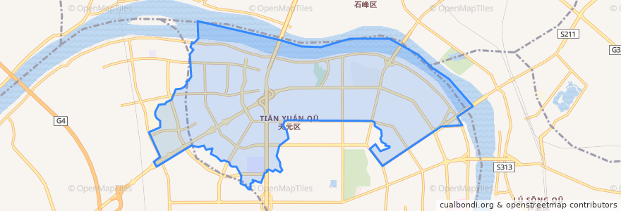 Mapa de ubicacion de 嵩山路街道.