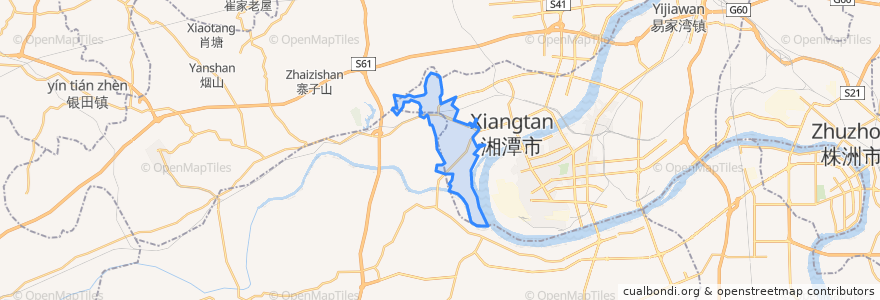 Mapa de ubicacion de Changcheng.