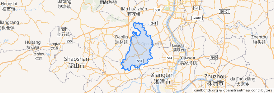 Mapa de ubicacion de 响塘乡.