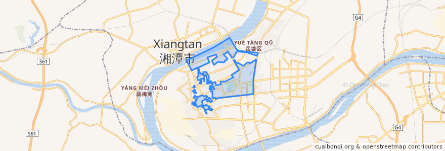 Mapa de ubicacion de 宝塔街道.