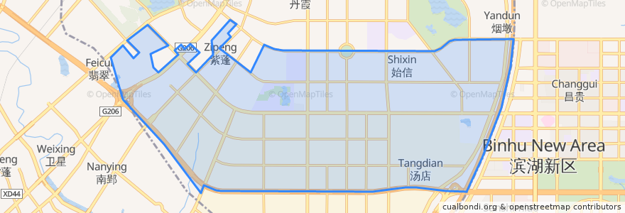 Mapa de ubicacion de 锦绣社区.