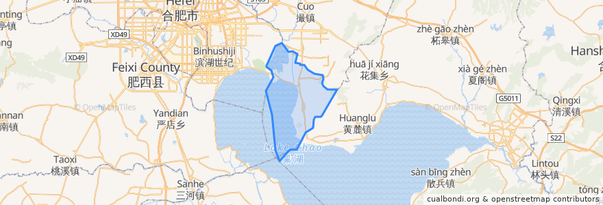 Mapa de ubicacion de 长临河镇.