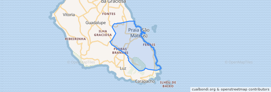 Mapa de ubicacion de São Mateus.