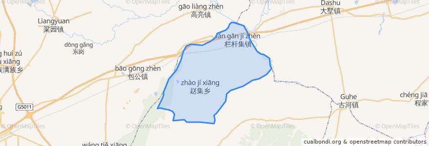 Mapa de ubicacion de 栏杆集镇.