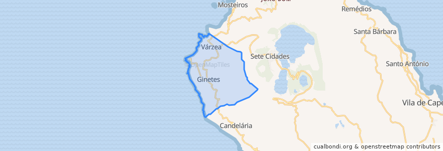 Mapa de ubicacion de Ginetes.