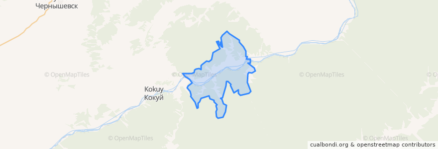 Mapa de ubicacion de Молодовское сельское поселение.