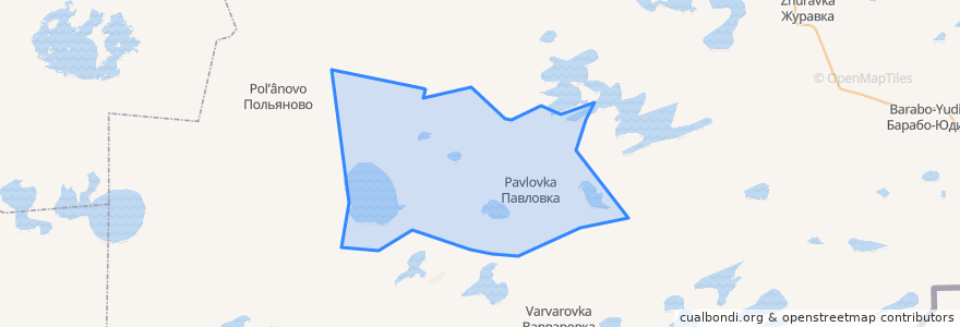 Mapa de ubicacion de Павловский сельсовет.