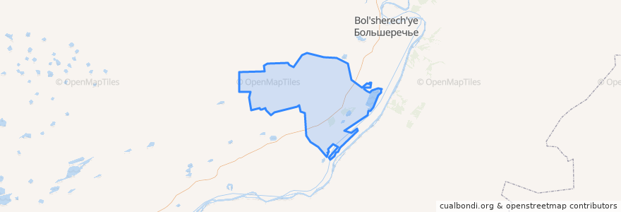 Mapa de ubicacion de Могильно-Посельское сельское поселение.