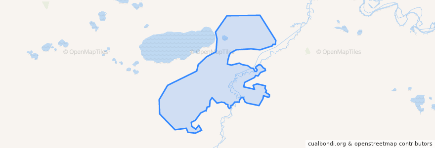 Mapa de ubicacion de Ореховское сельское поселение.