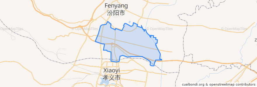 Mapa de ubicacion de 阳城镇.