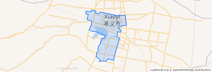 Mapa de ubicacion de 新义街道.