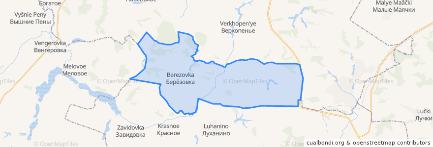 Mapa de ubicacion de Сырцевское сельское поселение.