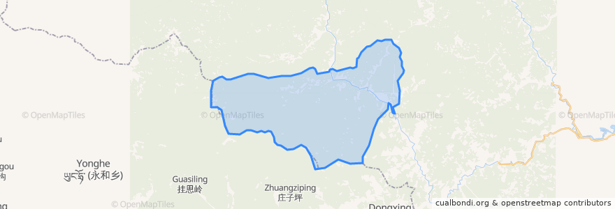 Mapa de ubicacion de 马槽乡.