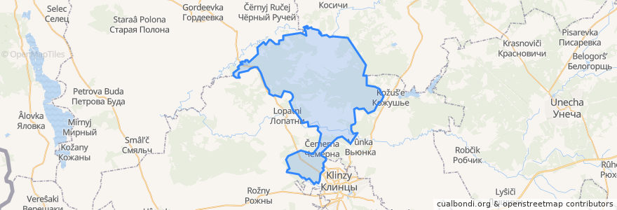 Mapa de ubicacion de Смолевичское сельское поселение.