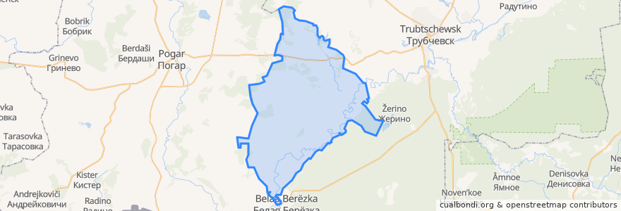 Mapa de ubicacion de Селецкое сельское поселение.